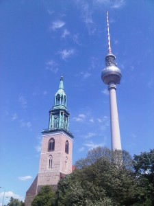 The Fernsehturm, East Berlin